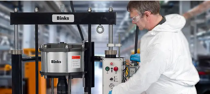 ビンクスについてスプレー技術の革新 - Binks